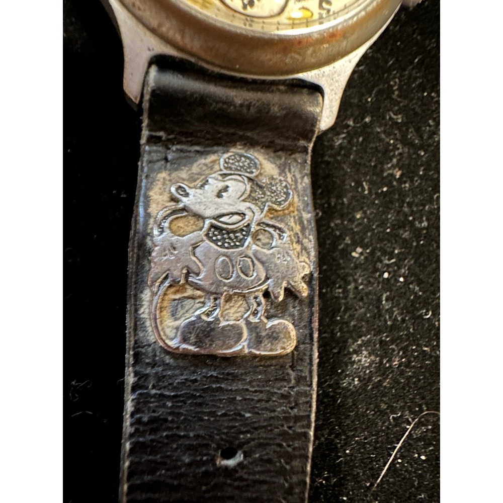 Vint Ingersoll Mickey Mouse Watch Original Band Parts Repair - Picture 4 of 9